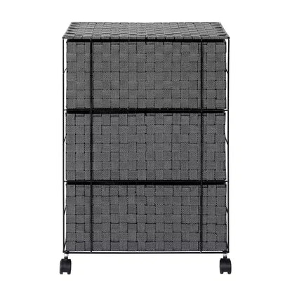 Carrello contenitore industriale quadrato in metallo, telaio in ferro nero con ruote girevoli
