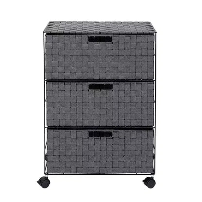 Carrello contenitore industriale quadrato in metallo, telaio in ferro nero con ruote girevoli