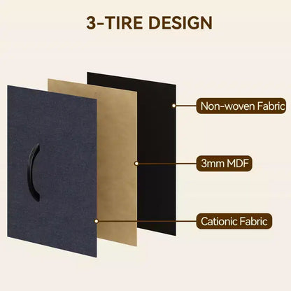 Cassettiera contenitore, cassettiera in tessuto, organizer alto a 15 cassetti con piano in legno e struttura in metallo per camera da letto, soggiorno, corridoio, ingresso