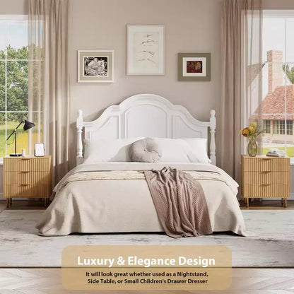 Comò a 3 cassetti per camera da letto, comodino moderno scanalato, cassettiera, organizer in legno, tavolino per soggiorno, corridoio