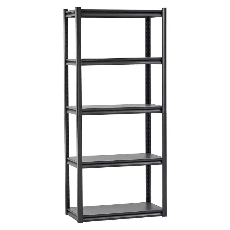 VEVOR Storage Shelves, 2000lbs, 5Tier Garage Storage Shelving,16 Dx32 Wx72 H Adjustable Metal Shelves for Garage Shelves Utility Rack Shelf,Black