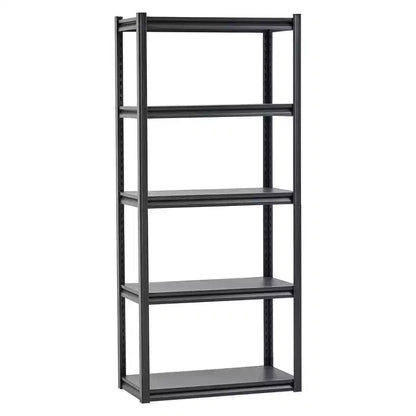 VEVOR Storage Shelves, 2000lbs, 5Tier Garage Storage Shelving,16 Dx32 Wx72 H Adjustable Metal Shelves for Garage Shelves Utility Rack Shelf,Black