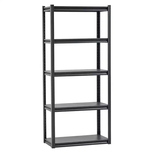VEVOR Storage Shelves, 2000lbs, 5Tier Garage Storage Shelving,16 Dx32 Wx72 H Adjustable Metal Shelves for Garage Shelves Utility Rack Shelf,Black