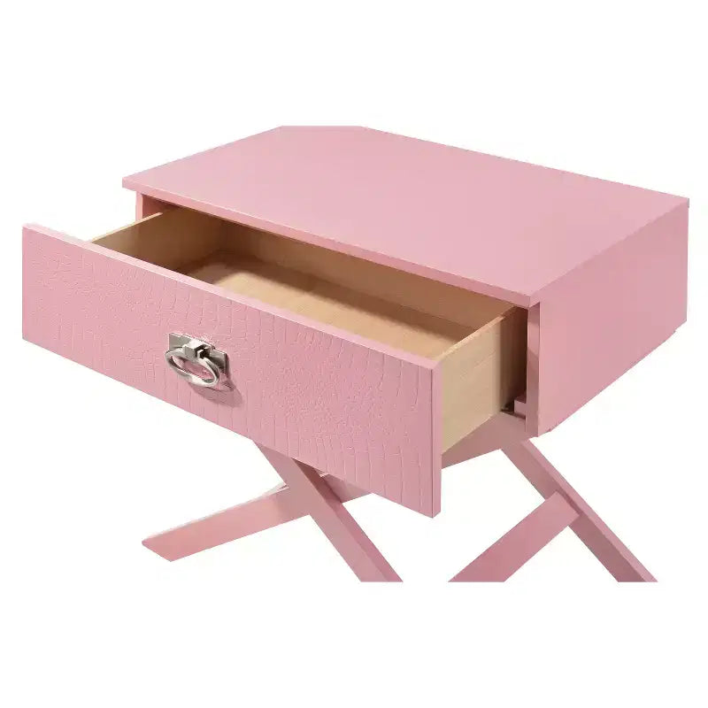 Comodino rettangolare in legno per soggiorno e camera da letto