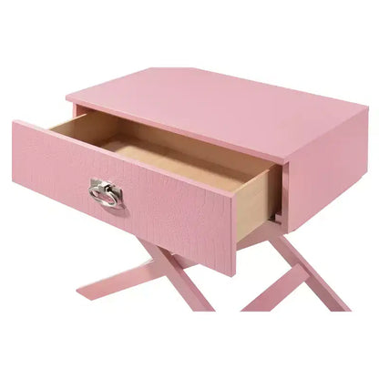 Comodino rettangolare in legno per soggiorno e camera da letto