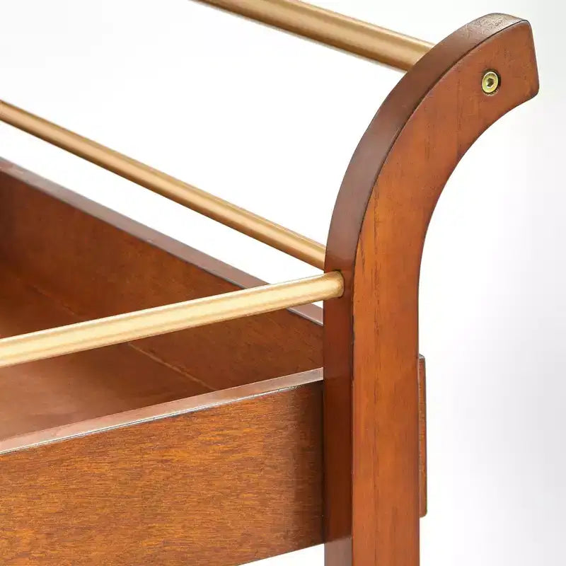 Carrello bar maggiordomo con ruote bloccabili, carrello di servizio mobile