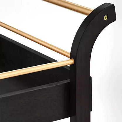 Carrello bar maggiordomo con ruote bloccabili, carrello di servizio mobile
