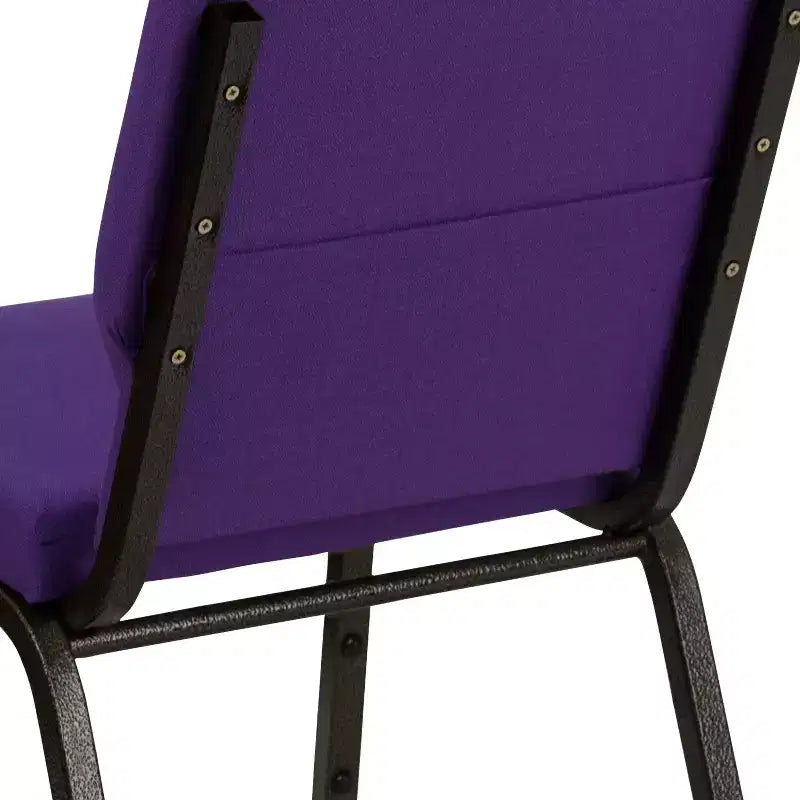 Sedia da Auditorium Impilabile con Braccioli Imbottita per Carichi Pesanti con Sedile da 19"
