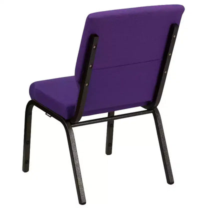 Sedia da Auditorium Impilabile con Braccioli Imbottita per Carichi Pesanti con Sedile da 19"