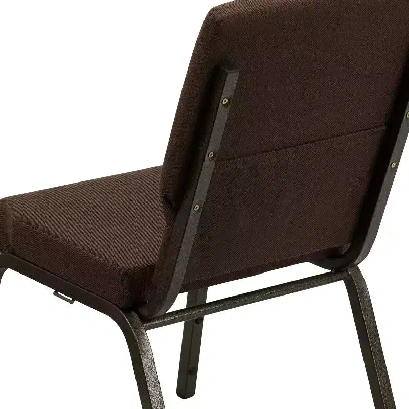 Sedia da Auditorium Impilabile con Braccioli Imbottita per Carichi Pesanti con Sedile da 19"