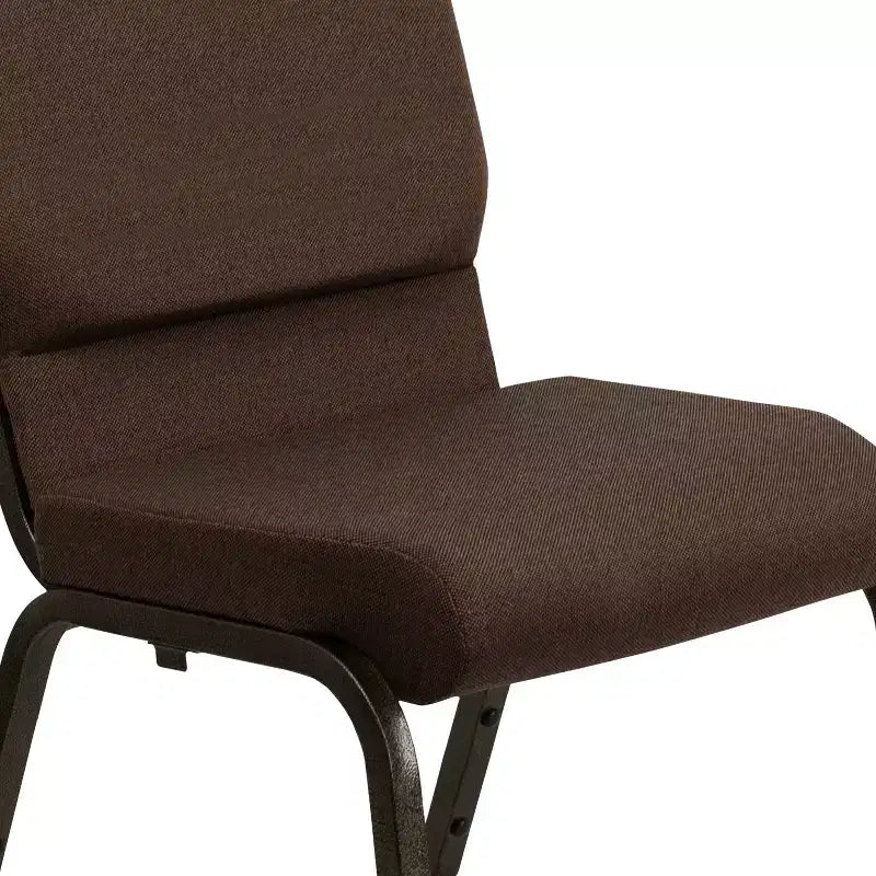 Sedia da Auditorium Impilabile con Braccioli Imbottita per Carichi Pesanti con Sedile da 19"