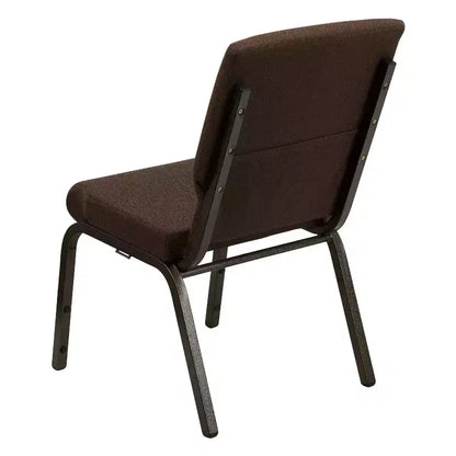 Sedia da Auditorium Impilabile con Braccioli Imbottita per Carichi Pesanti con Sedile da 19"